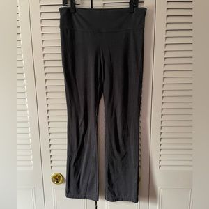 Dark grey Spalding yoga pants.